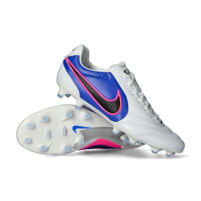 Chaussures de football Nike Tiempo Ligera Pro FG Blanc