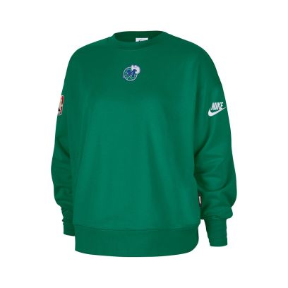Sweat-shirt Nike Dallas Mavericks Vert pour femme