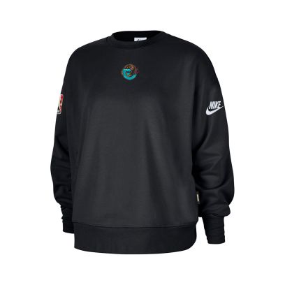Femme Memphis Grizzlies Hardwood Classics Fleece Crew Premium - Noir