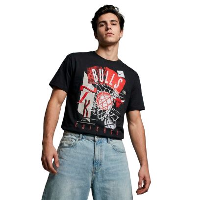T-shirt Nike Chicago Bulls Noir