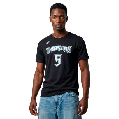 T-shirt Nike Minnesota Timberwolves Noir