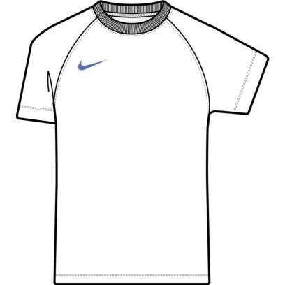 Maillot Nike Park VIII Blanc & Bleu Royal pour Homme