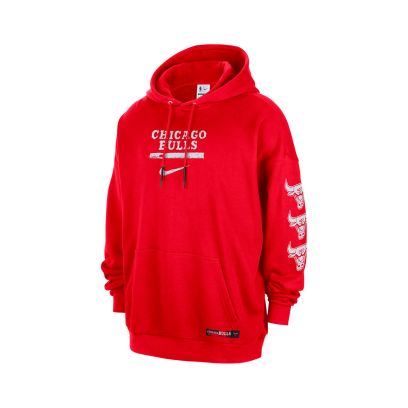 Sweat-shirt Nike Chicago Bulls Rouge
