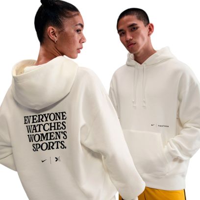 Sweat-shirt Nike Everyone Watches Women's Sports Beige pour Homme