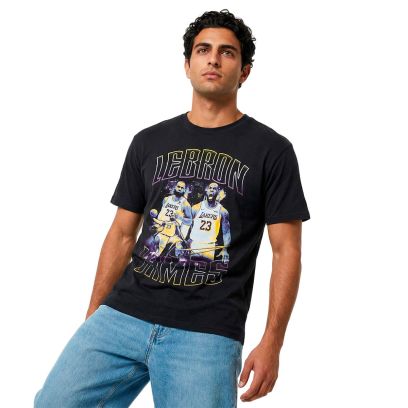 T-shirt Nike Los Angeles Lakers Noir