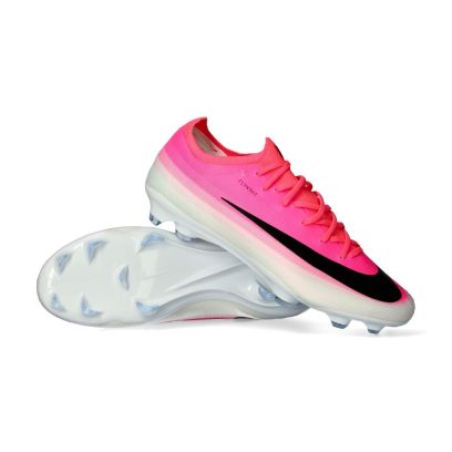 Chaussures de football Nike Mercurial Vapor 17 Pro FG Blanc & Rose