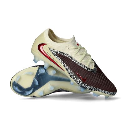 Chaussures de football Nike Phantom 6 Elite FG Bordeaux & Beige