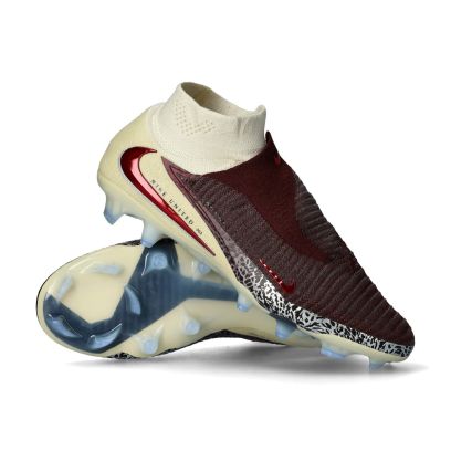 Chaussures de football Nike Phantom 6 Elite FG Bordeaux & Beige