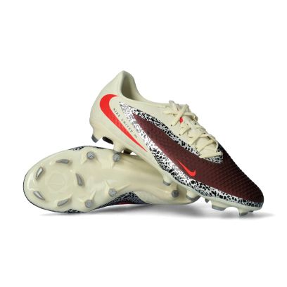 Chaussures de football Nike Phantom 6 Academy FG Bordeaux & Beige