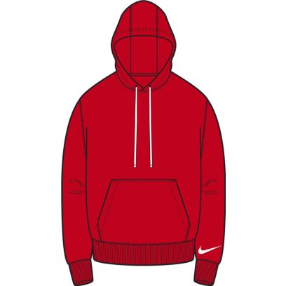 Sweat à capuche Nike Park 26 Rouge pour Enfant