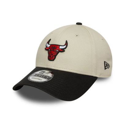 Casquette New Era Chicago Bulls Beige & Noir