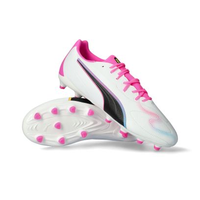 Enfant King 20 Match FG/AG - White-Poison Pink-Bright Aqua