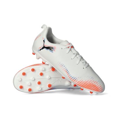 Chaussures de football Puma Future 8 Play MG Blanc pour enfant