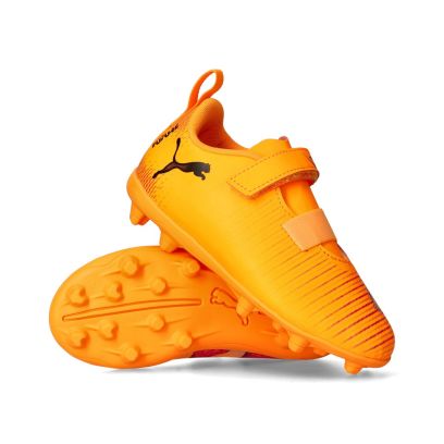 Chaussures de football Puma Future 8 Play FG Orange pour enfant