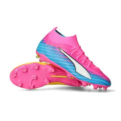 Ultra 6 Match+ FG/AG - Poison Pink-Black-Sun Stream-Bright Aqua