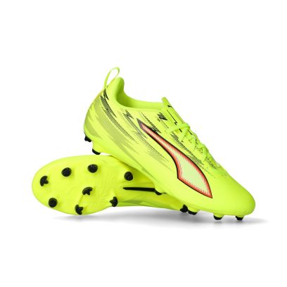 Chaussures de football Puma Ultra 6 Play FG Jaune pour enfant