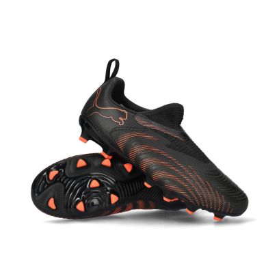 Enfant Future 9 Match LL FG/AG - Puma Black-Glowing Red-Strong Gray