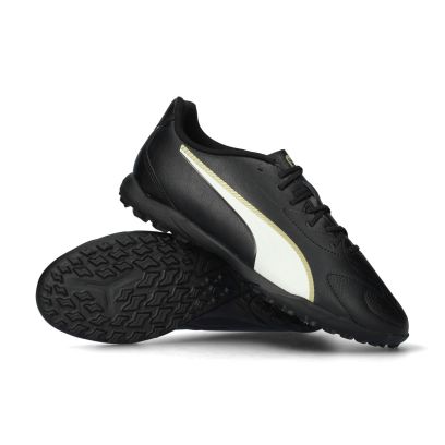 Chaussures de football Puma King 20 Play TF Noir