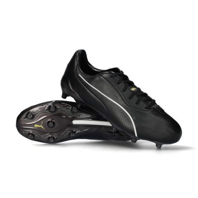 Chaussures de football Puma King Platinium Ultimate FG Noir