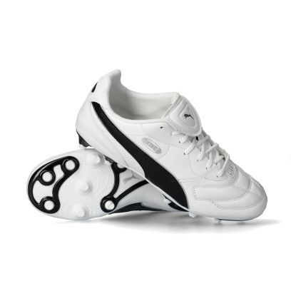 Chaussures de football Puma King Liga Match FG Blanc