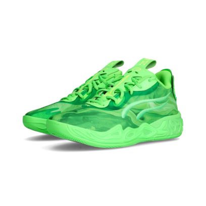 Chaussures de basket Puma MB.04 Low Team Vert pour Enfant