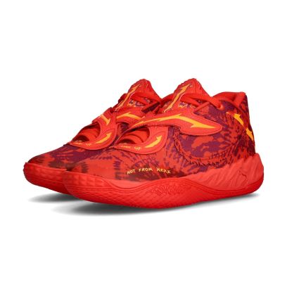 Chaussures de basket Puma MB.05 Crowd Surf Rouge pour enfant
