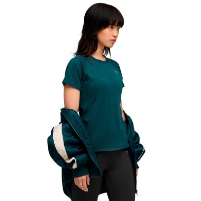 T-shirt Puma Foundations Vert pour Femme