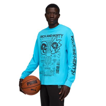 Hoops X Rick And Morty - Bright Aqua