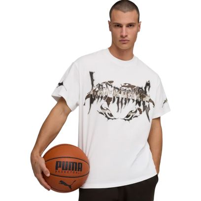 T-shirt Puma Lamelo Ball Blanc