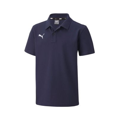 Polo Puma teamGOAL Bleu Foncé pour enfant