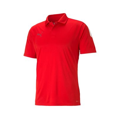 Polo Puma teamLIGA Rouge pour Homme