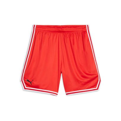 Short de basket Puma Hoops Rouge pour Homme