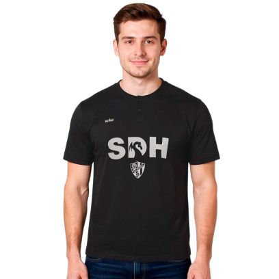 Polo Soka Sd Huesca Noir pour homme