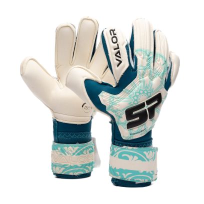 Gants de gardien SP Fútbol Valor Blanc & Bleu pour Enfant