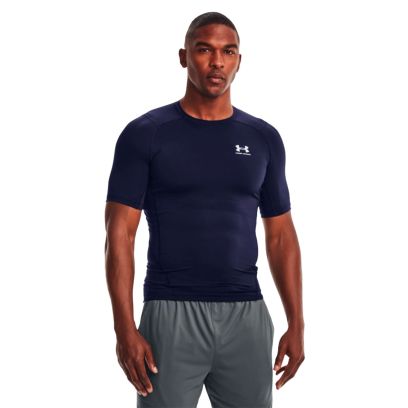 T-shirt Under Armour Compression Bleu Marine pour Homme