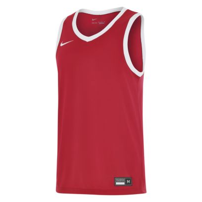 maillot de basket nike team 25 rouge blanc pour homme