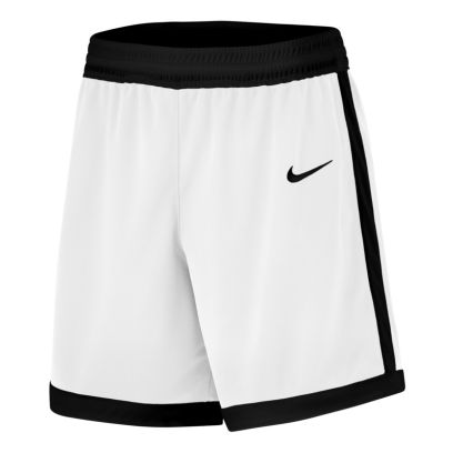 short de basket nike team 25 blanc noir pour homme