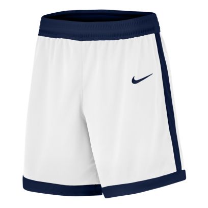 short de basket nike team 25 blanc bleu marine pour homme