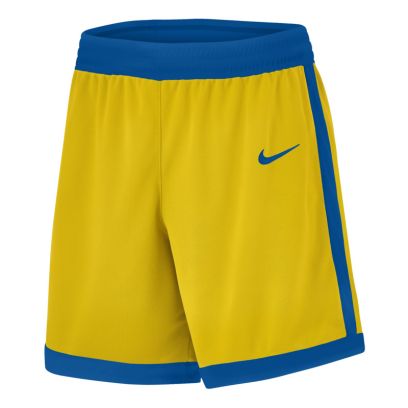 short de basket nike team 25 jaune bleu royal pour homme