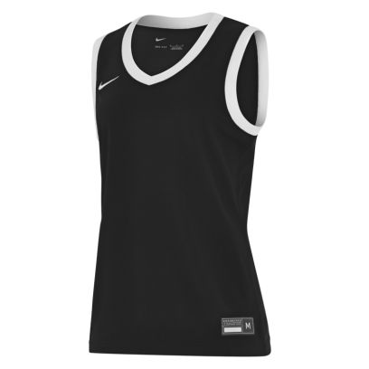maillot de basket nike team 25 noir blanc pour femme