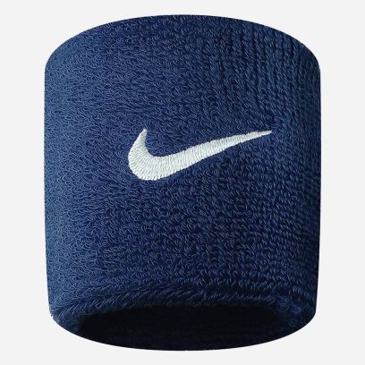Lot de 2 serre-poignets Nike Swoosh Bleu Marine AC2286-416