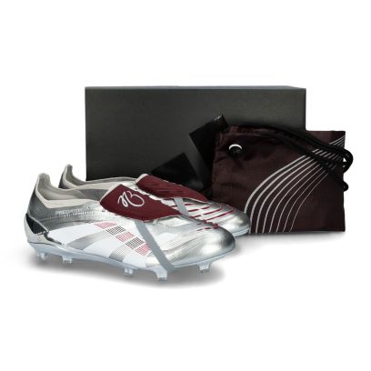 Predator Elite FT FG Jude Bellingham - Silver Met-Legacy Burgundy-Maroon