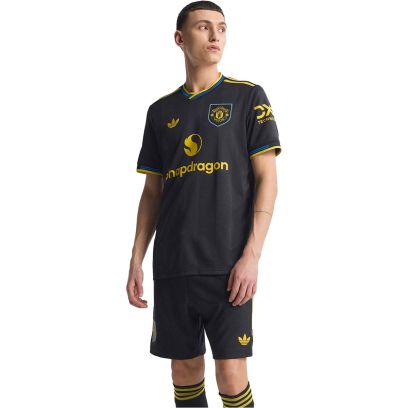 Maillot adidas Manchester United Noir Unisexe