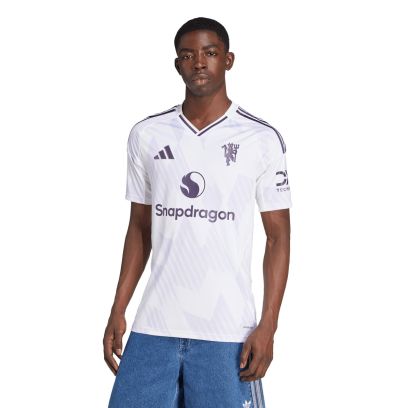 Maillot adidas Manchester United Blanc Unisexe