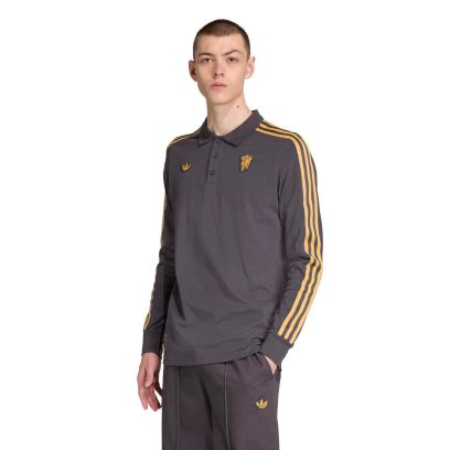 Polo adidas Manchester United Noir pour homme