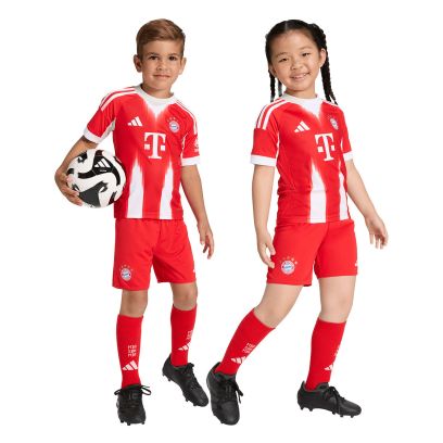 Ensemble de football adidas Fc Bayern Rouge pour enfant