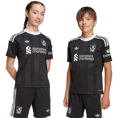 Maillot adidas Liverpool Fc Noir pour enfant