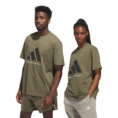 T-shirt adidas Adis Basketball Vert pour homme