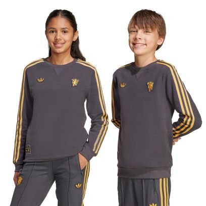 Sweat-shirt adidas Manchester United Noir pour enfant