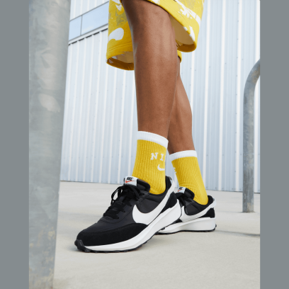 chaussures nike waffle debut noires pour homme dh9522 001